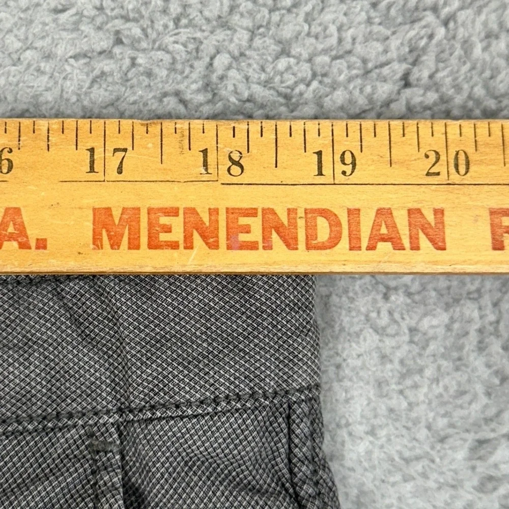 Rodd Gunn Shorts Mens 38 Grey Casual Chino Stretch Flat Front Woven In Italy EUC